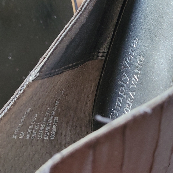 Simply Vera Vera Wang charcoal heels size 10 - Picture 5 of 5